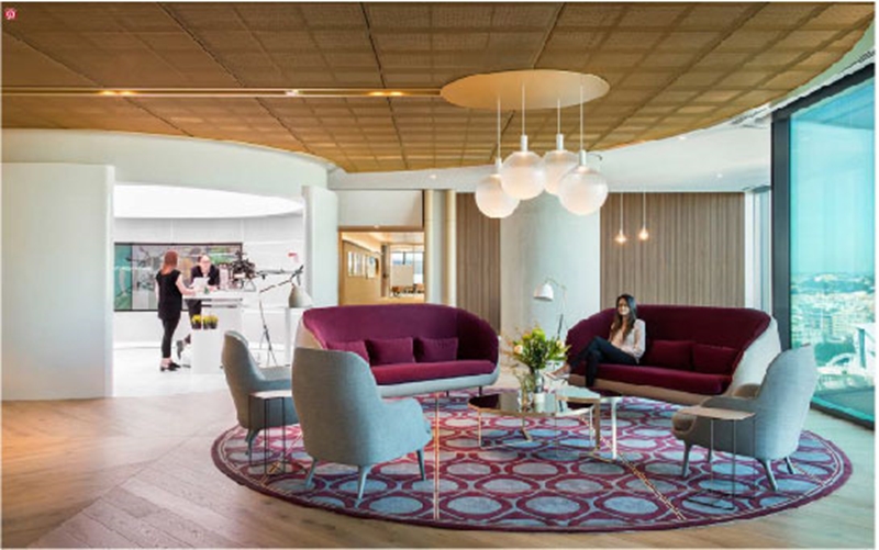 PwC client lounge