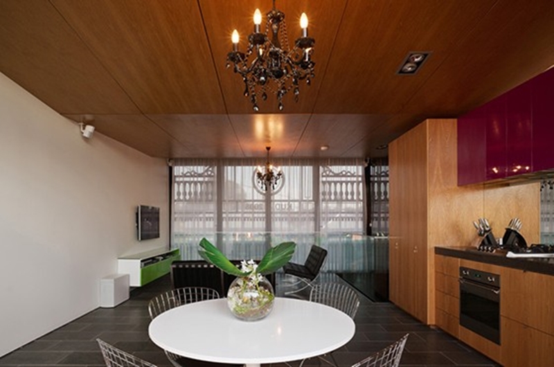 The KUD house's interior has been rearranged to better respond to the environment.